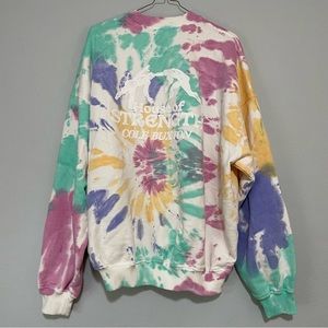 Cole Buxton Tie Dye Crew Sweatshirt